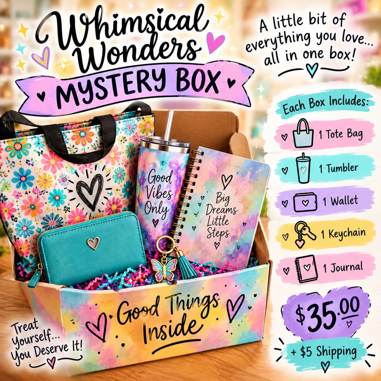 No fillers Mystery Box